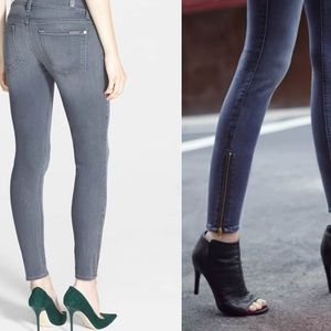 7 for mankind grey jeans